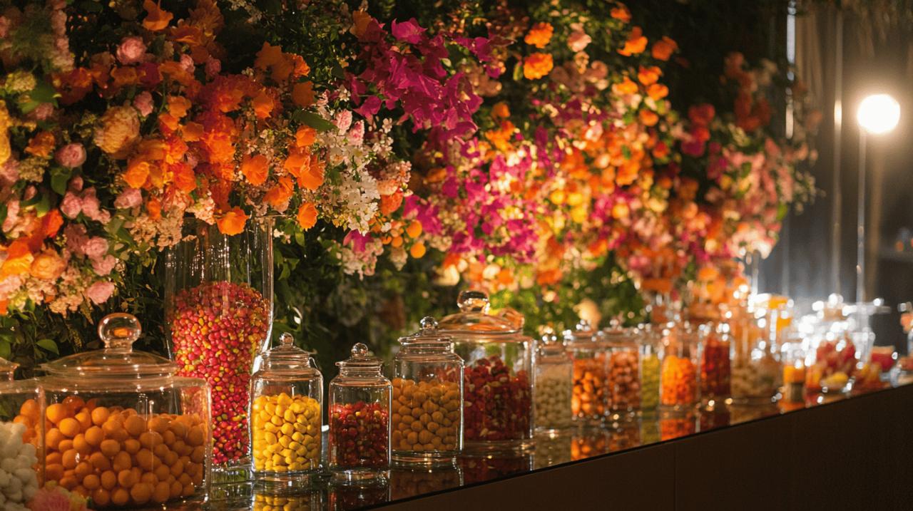 Location candy bar : un element indispensable a associer avec vos cocktails signature